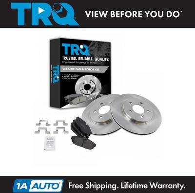 Brake kit T-RQ Rear Brake Pad Rotor Kit 2005-2014