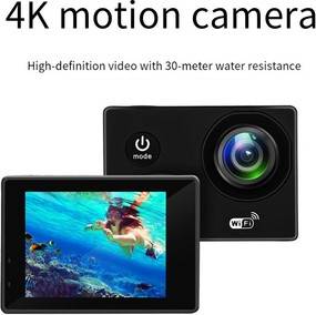 4K Ultra HD Action Camera With 2 Inch Screen WiFi Control