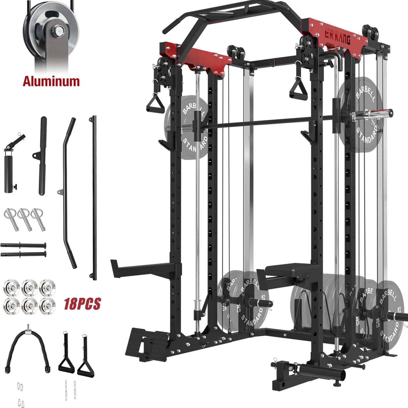 Squat rack Smith Machine 2000LBS Power Cage Squat Rack