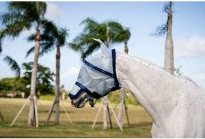 Anti-Fly Mask - Blue