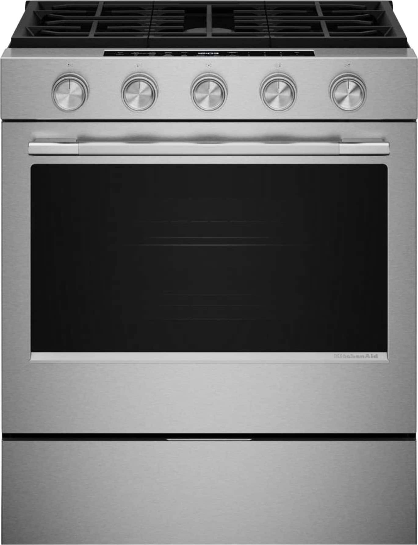 Gas range stove KitchenAid 5.0 Cu Ft Slide-In Gas Range