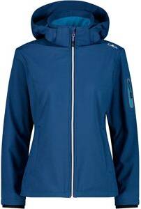 CMP Softshell Jacket Zip Hood Softshelljacka - Blå