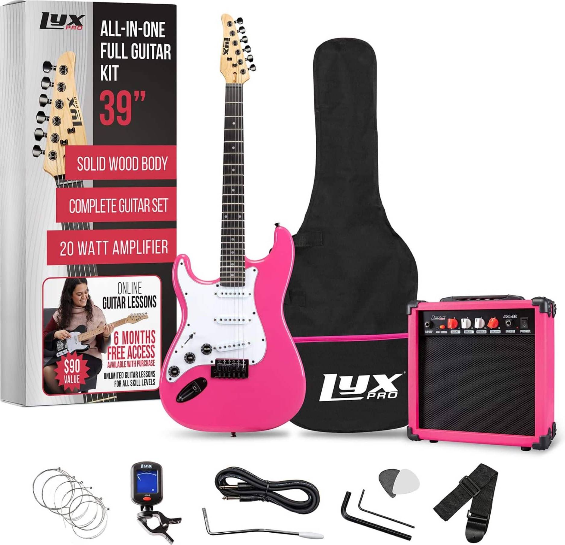 39 Inch Lefty Electric Guitar Kit