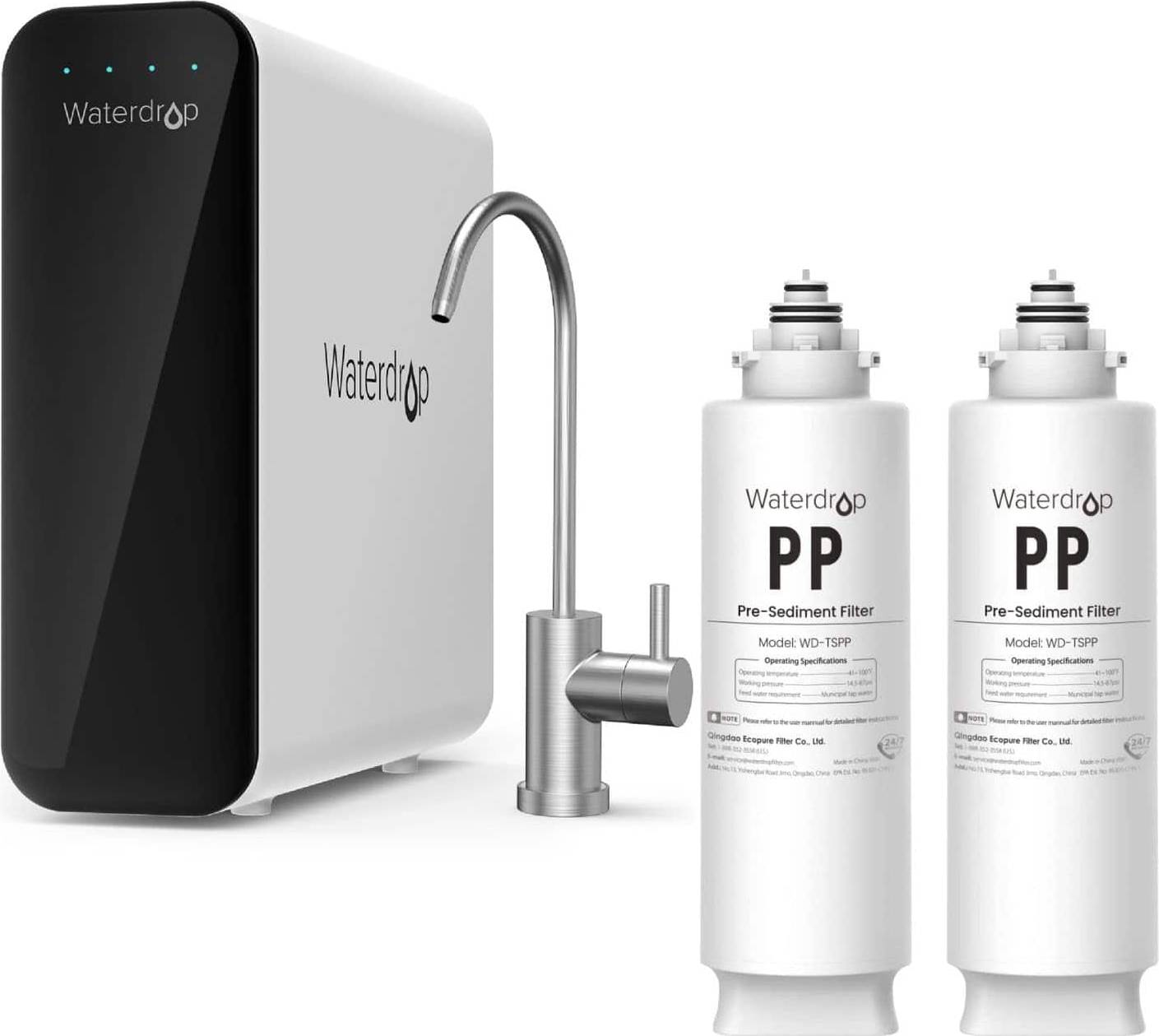 Water filter system under sink Waterdrop TSU-W Under Sink Water Filter System
