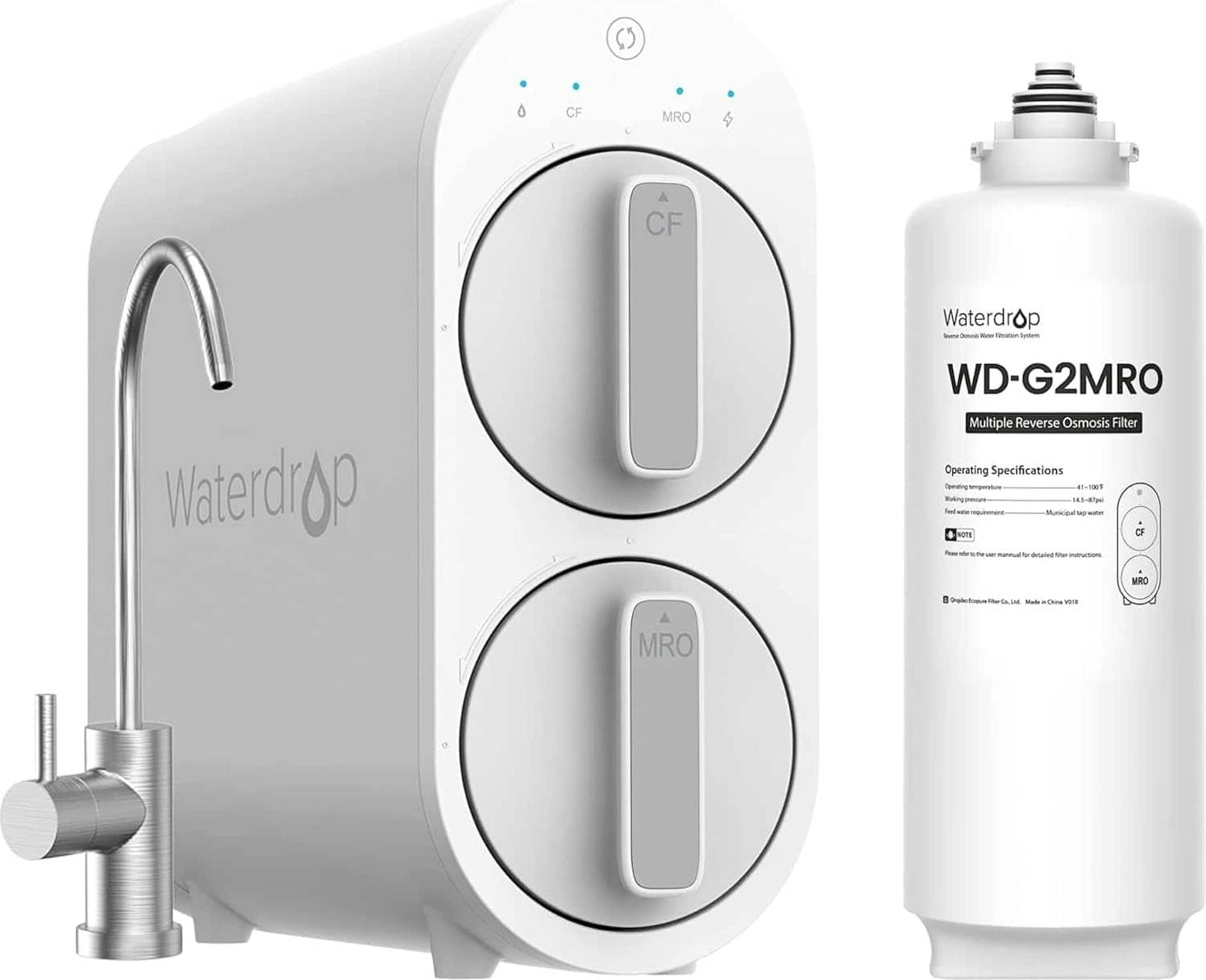 Reverse osmosis water filter system Waterdrop G2 Reverse Osmosis System Extra WD-G2MRO Water Filter
