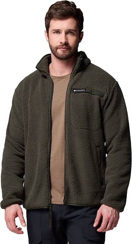 Columbia Rugged Ridge High Pile Full Zip Khaki Green