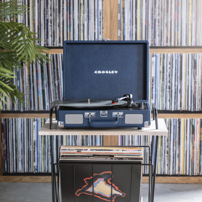 Crosley record player Crosley Cruiser Plus Record Player Ink Blue