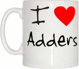 TeeTreeDesigns I Love Heart Adders Cup & Mug