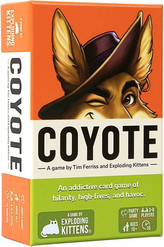Exploding Kittens Coyote Challenge Card Game