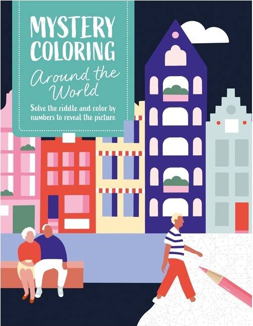 Mystery Coloring Around the World Solve the Riddle and Color