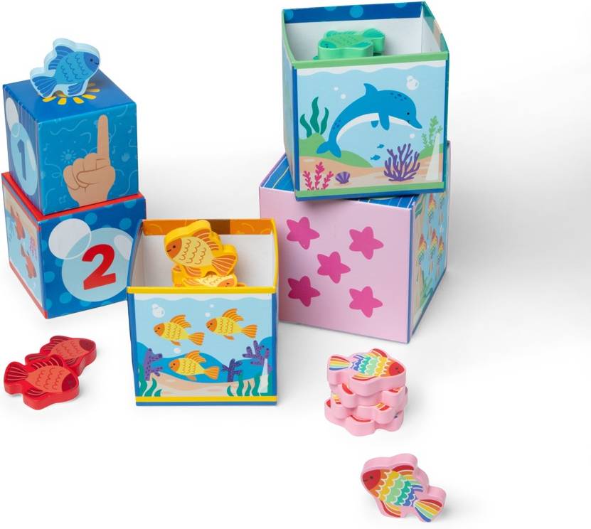 Melissa & Doug Ms Rachel Sort And Count Nesting And Stacking Blocks