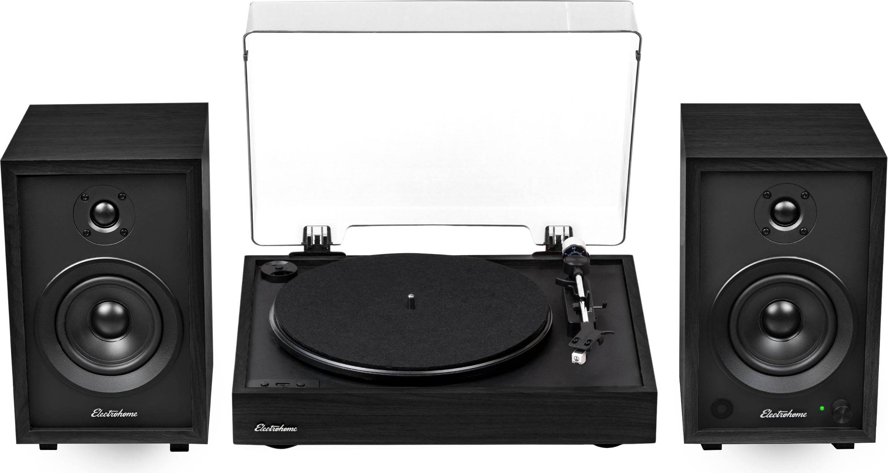Record player with speakers ELECTROHOME Montrose Record Player Stereo System