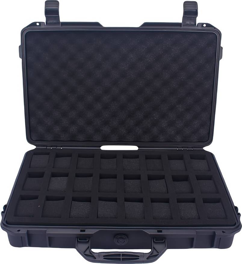 Temu 24 Slots Watch Box With Sponge Case
