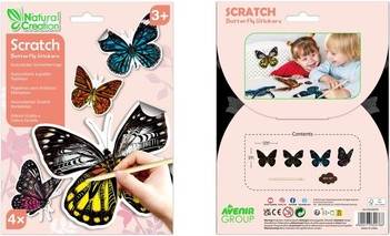 Scratch Stickers Butterflies