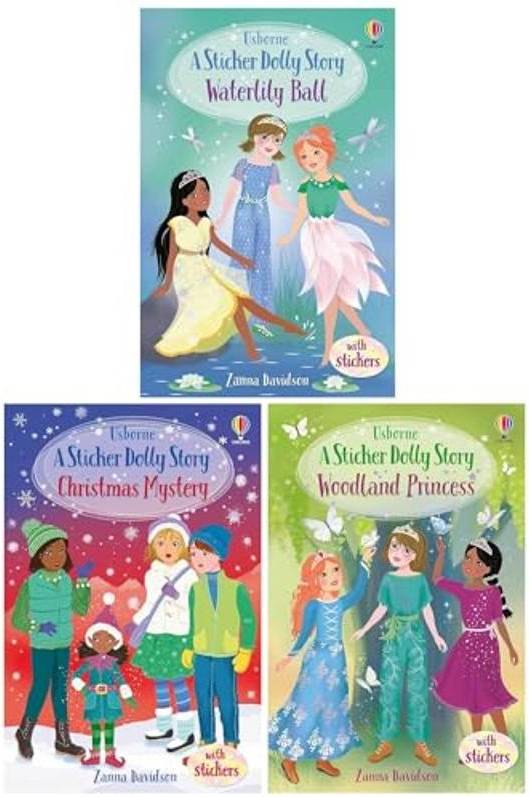 Sticker Dollies Stories 3 Books Collection Set