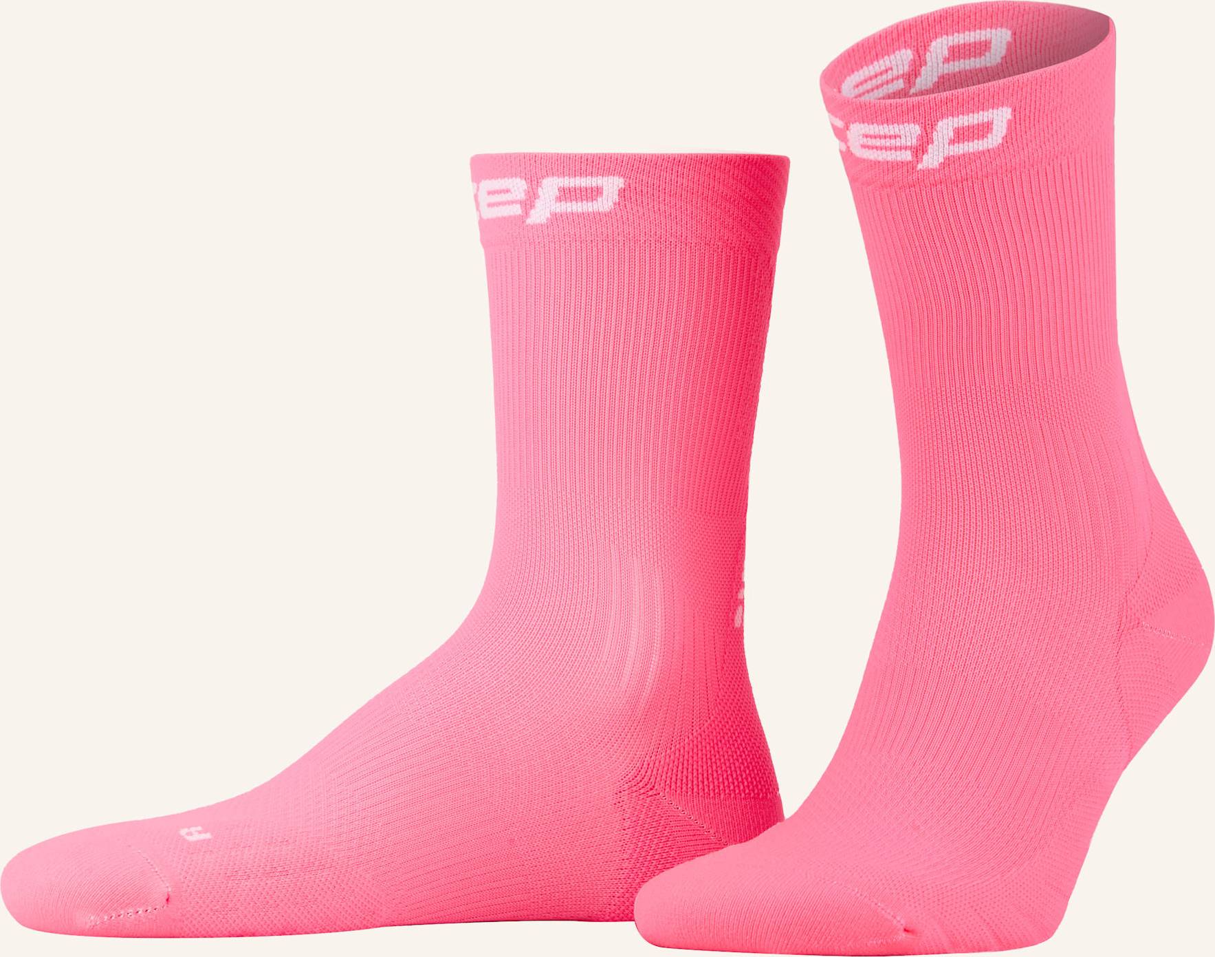 Core Run Socks Mid Cut 5.0 - Rosa