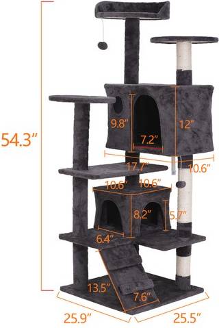 Large cat cat tree Segawe Large Cat Tree Activity Scatch Tower