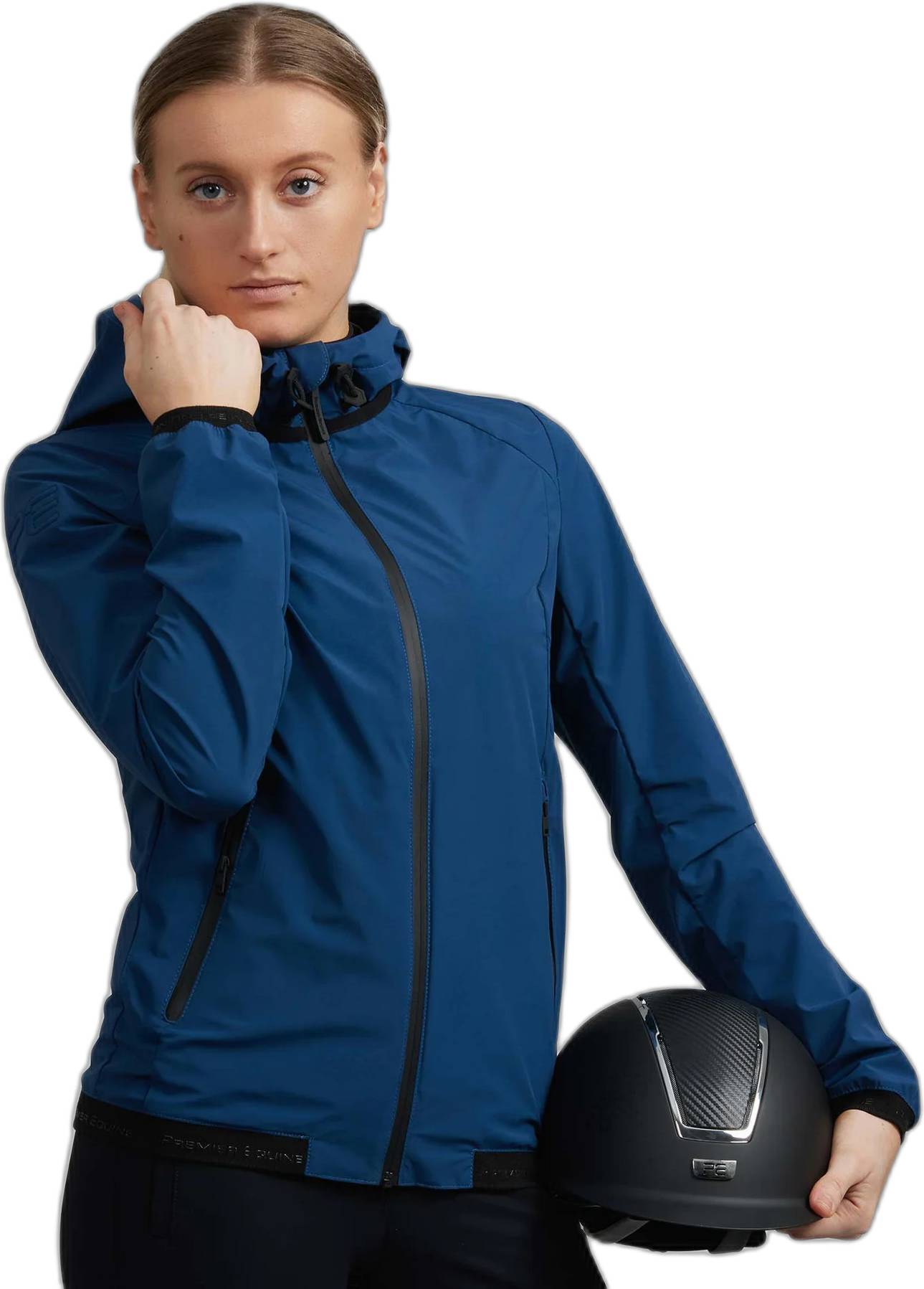 Premier Equine Spinto Imperial Waterproof Riding Jacket - Blue
