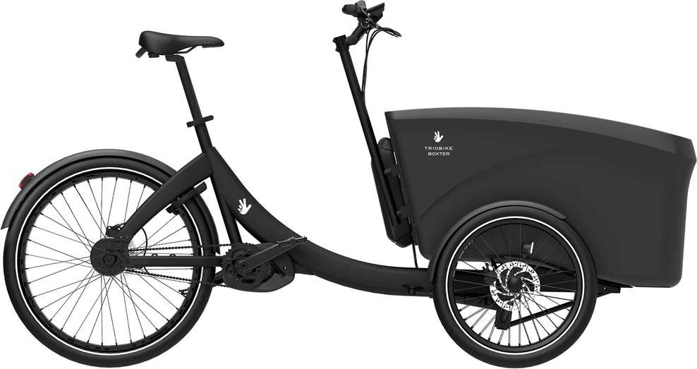 El ladcykel Triobike Boxter CL Sort