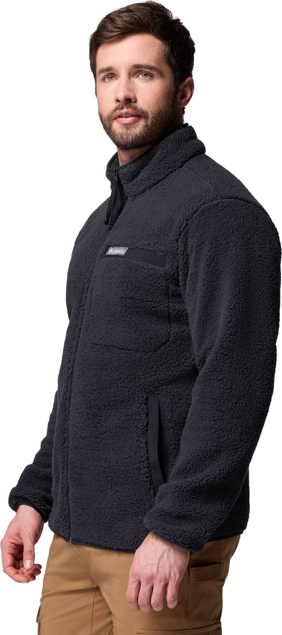 Columbia Rugged Ridge High Pile Full Zip Fleece Jacket - Black