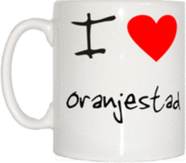TeeTreeDesigns I Love Heart Oranjestad Cup & Mug