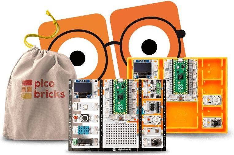 Pico bricks Kit Programming Electronics Development Kit
