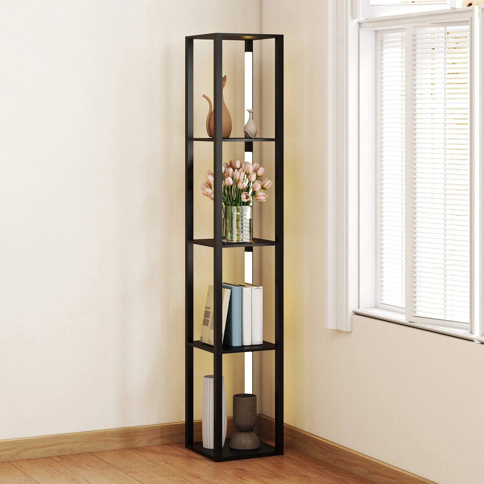 Homcom Black Shelf