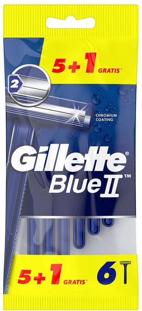 Gillette Blue II Disposable Razors 6 st