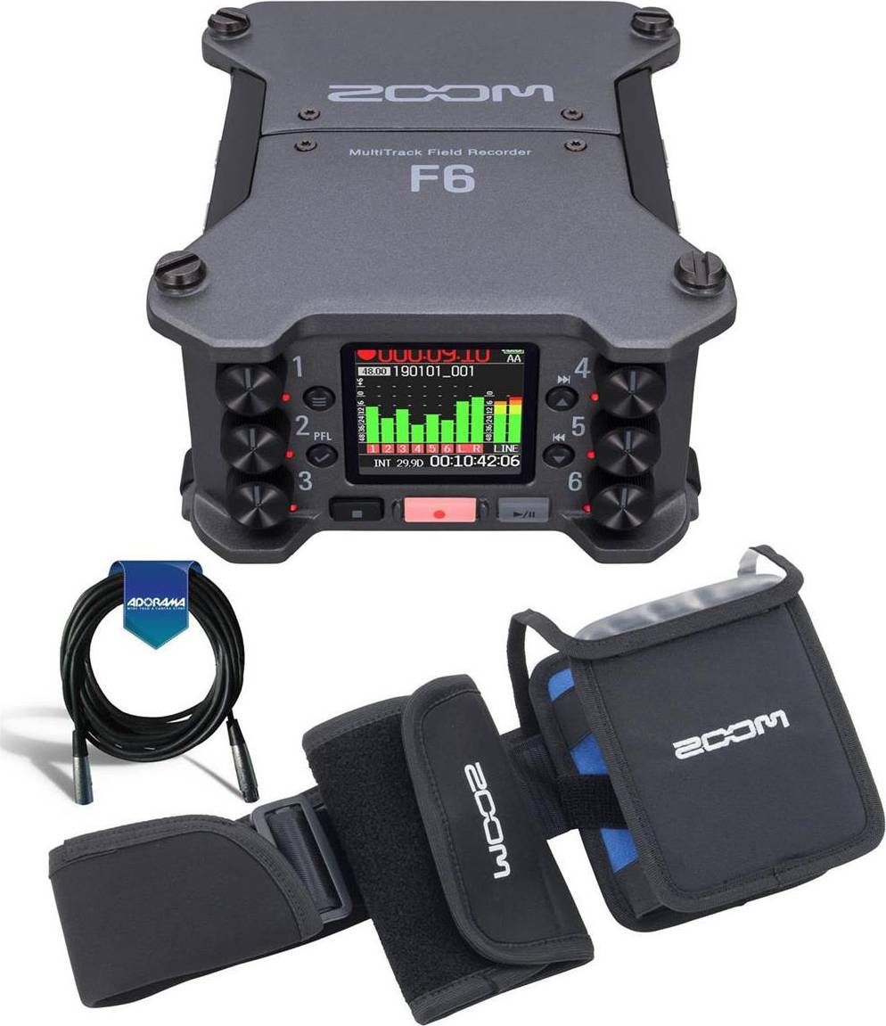 Zoom recorder Zoom F6 MultiTrack Field Recorder
