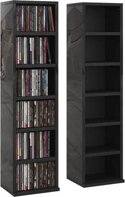 Homcom Set Of 2 Cd Storage Units
