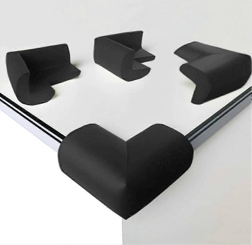 Black Table Corner Protector Set of 8