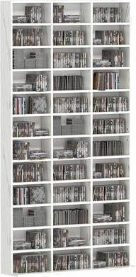 Homcom DVD CD Media Storage Rack