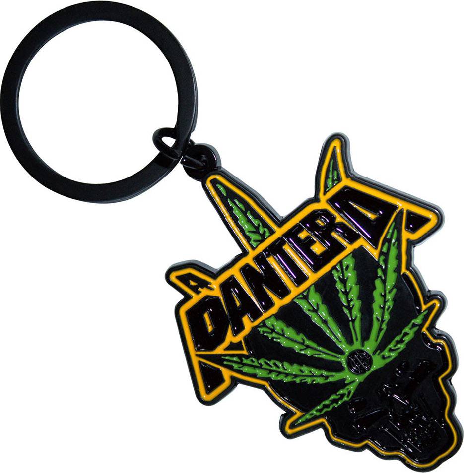 Pantera Skull Keyring Keychain