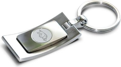Jardine Arkansas Razorbacks Curve Key Ring