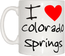 TeeTreeDesigns I Love Heart Colorado Springs Cup & Mug