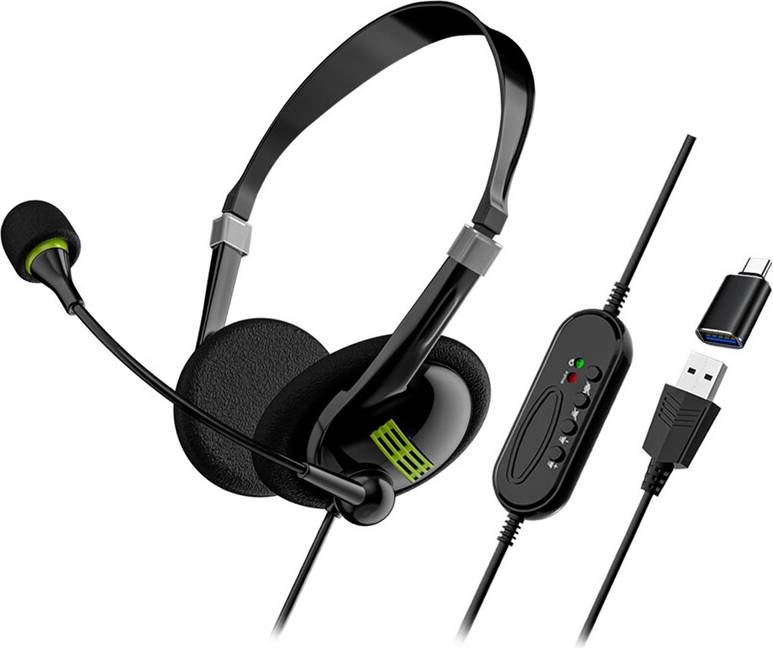 Tauoh USB Computer Headset Business Operator Typec Adapter