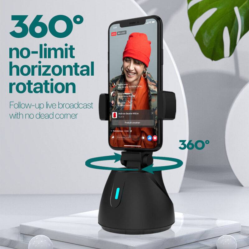 Dechoicelife 360 Rotation Auto Smart Shooting Selfie Stick