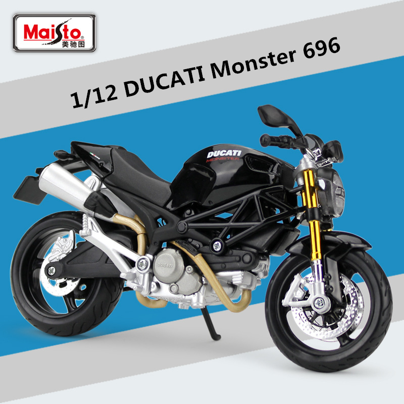 Maxpower Ducati Monster 696 Alloy Racing Motorcycle Model
