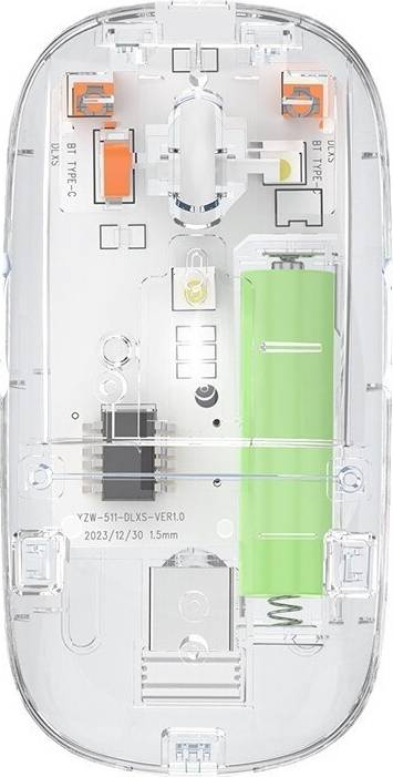 Maxpower Transparent Wireless Bluetooth Gaming Mouse