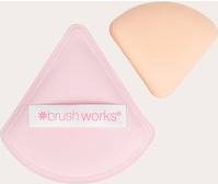 Duo Triangular Pillow Puff - Pink