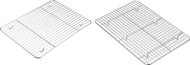 Wejoy 2 Pcs Stainless Steel Cake Cooling Wire Rack