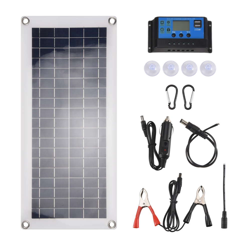 15W Solar Panel 12-18V for Phone RV
