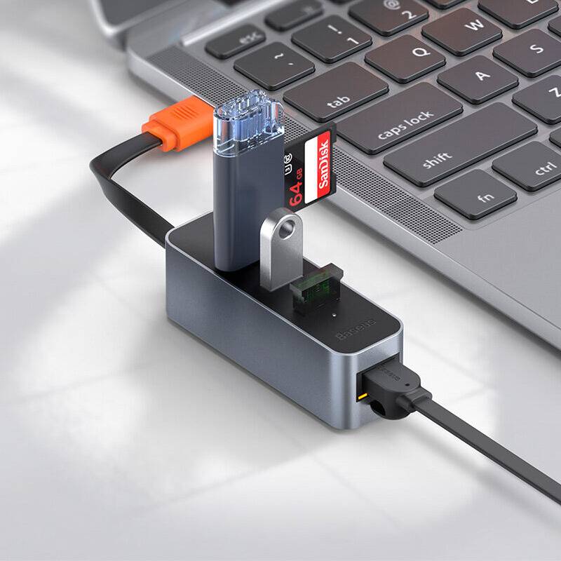 Usb a hub Baseus Baseus USB A Hub Docking Station Adapter