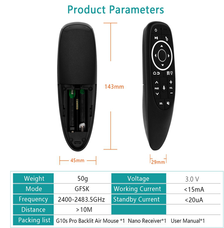 Melitt G10S Pro Voice Remote Control