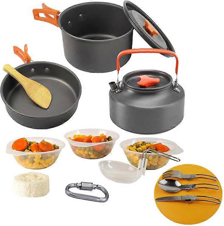 Hiigyl Outdoor Camping Tableware Cookware Set