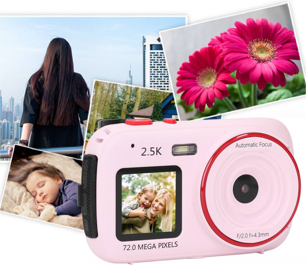 Digital Camera 72MP 2.5K Dual Screen