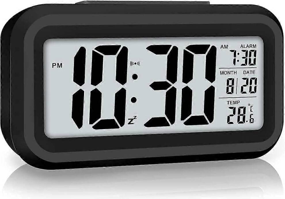 Kikidex Digital LED Alarm Clock with Temperature Display