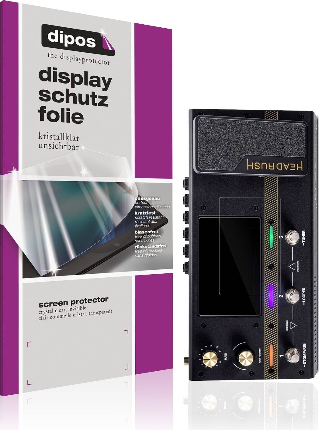 Dipos Screen Protector Headrush Flex Prime
