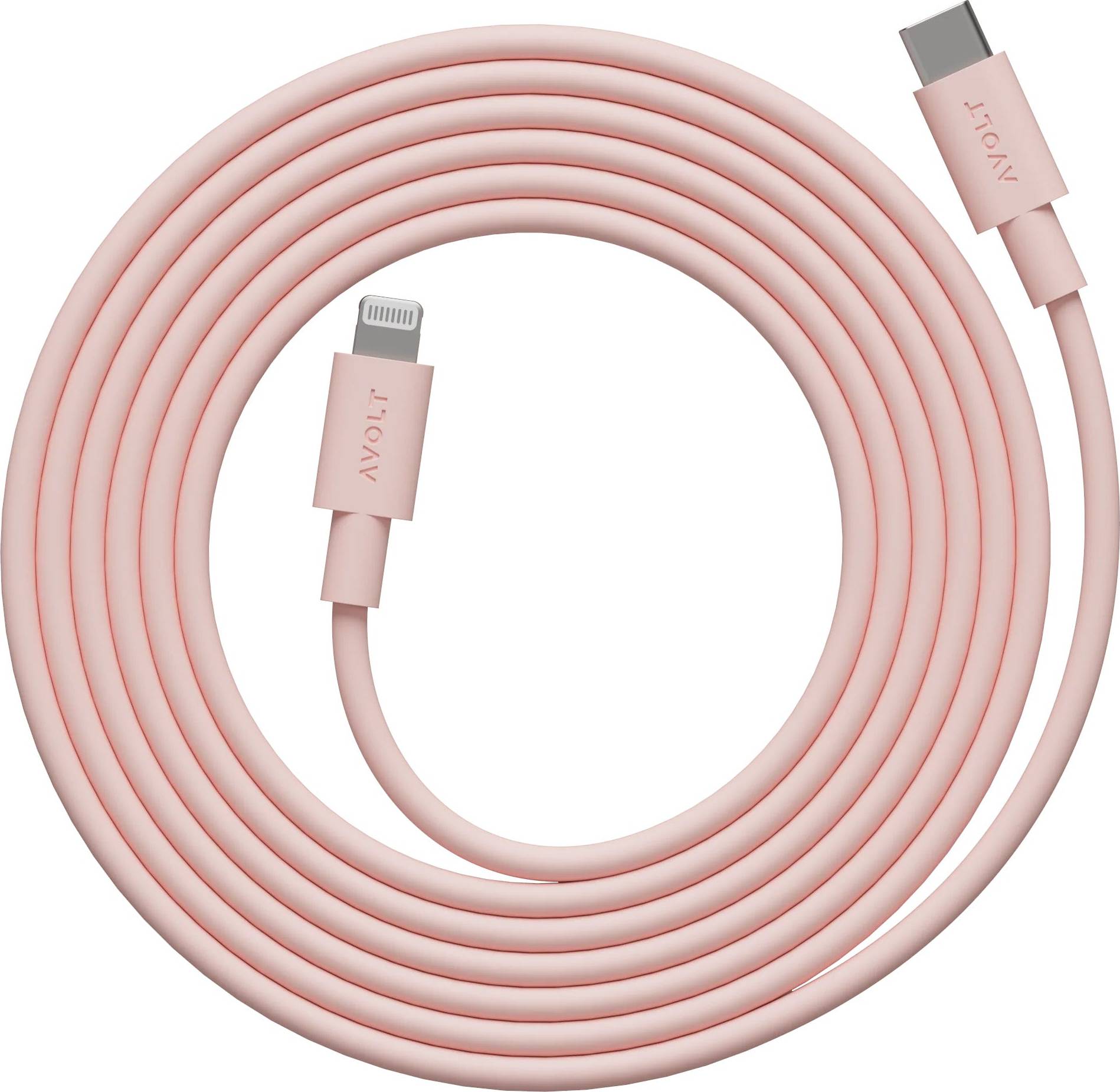 Cable USB C a Lightning 2m Rosa