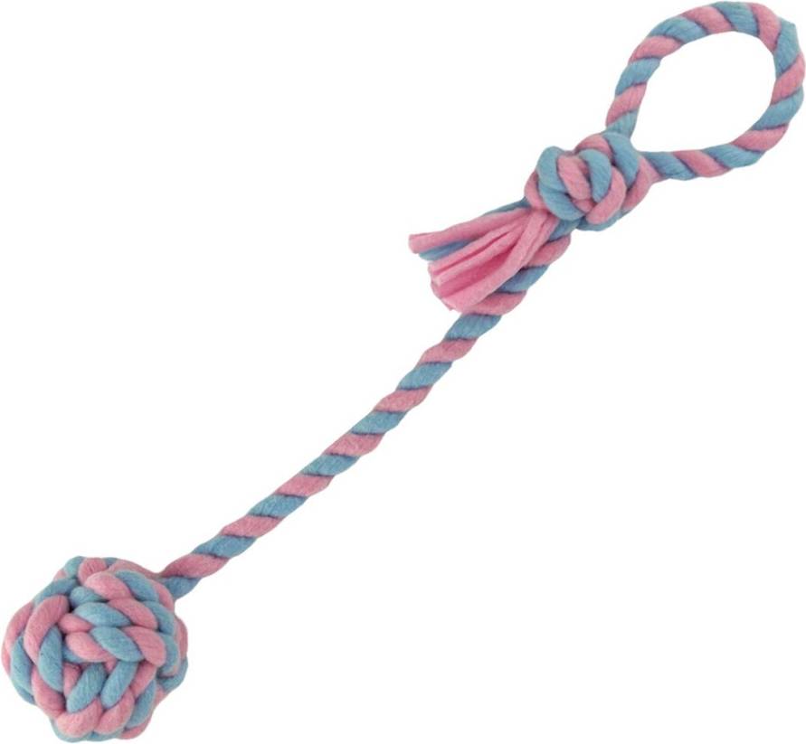 Fleece Rope Chaser Dog Toy